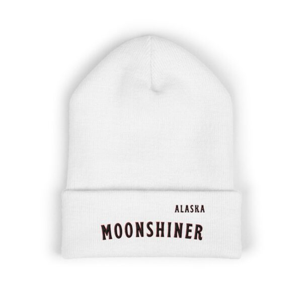 “Alaska Moonshiner” Beanie – Classic Cuffed Beanie for Home Distillers, Moonshine Enthusiasts & Appalachian Heritage Gear