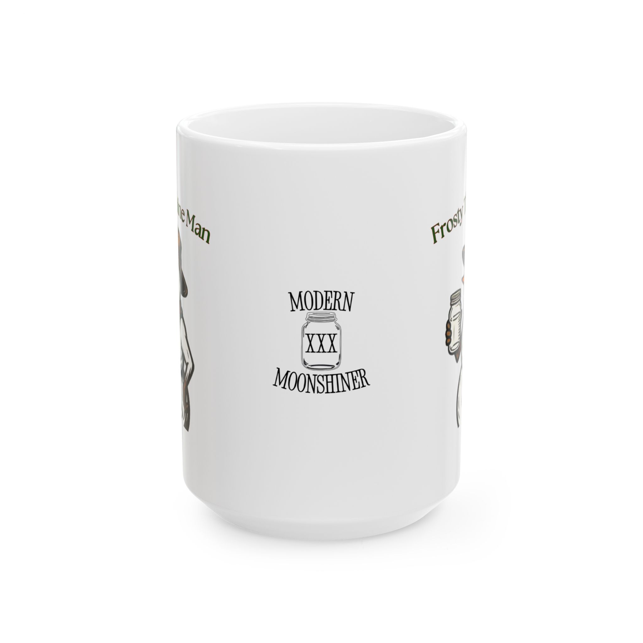 "Frosty the 'Shine Man" Moonshine Mug – Funny Holiday Coffee Cup for Moonshiners, Home Distillers & Craft Liquor Lovers (11oz & 15oz) - Image 5