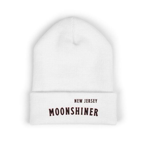 “New Jersey Moonshiner” Beanie – Classic Cuffed Beanie for Home Distillers, Moonshine Enthusiasts & Appalachian Heritage Gear