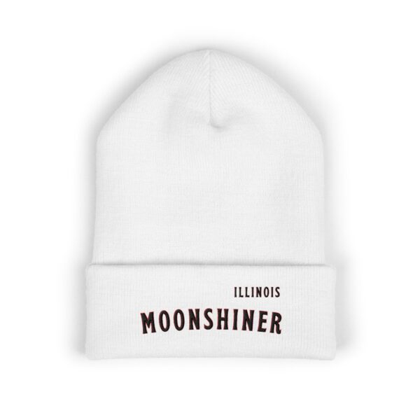 “Illinois Moonshiner” Beanie – Classic Cuffed Beanie for Home Distillers, Moonshine Enthusiasts & Appalachian Heritage Gear