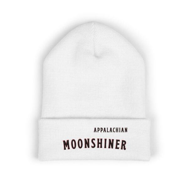 "Appalachian Moonshiner” Beanie – Classic Cuffed Beanie for Home Distillers, Moonshine Enthusiasts & Appalachian Heritage Gear