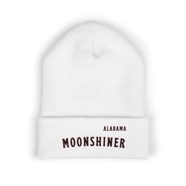 “Alabama Moonshiner” Beanie – Classic Cuffed Beanie for Home Distillers, Moonshine Enthusiasts & Appalachian Heritage Gear