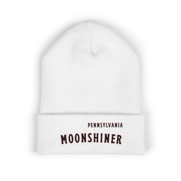 “Pennsylvania Moonshiner” Beanie – Classic Cuffed Beanie for Home Distillers, Moonshine Enthusiasts & Appalachian Heritage Gear