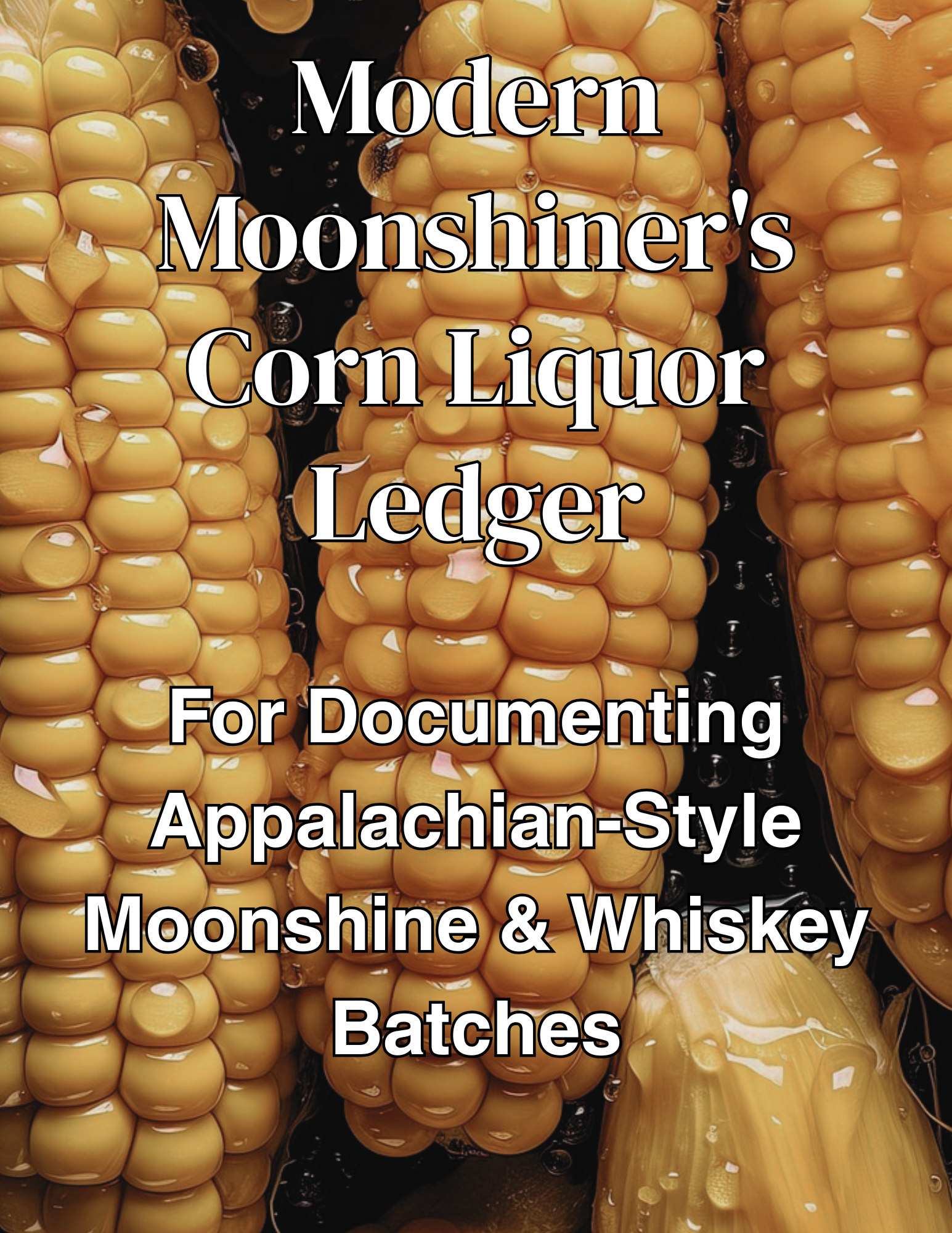 Modern Moonshiner's Corn Liquor Ledger