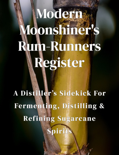 Modern Moonshiner's Rum-Runners Register